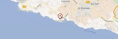 La grotte bleue malte carte